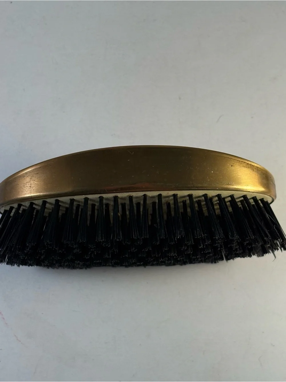 Vtg 40s 50s Cavalier Military Style Palm Hair Clothes Brush Nylon Bristle Box